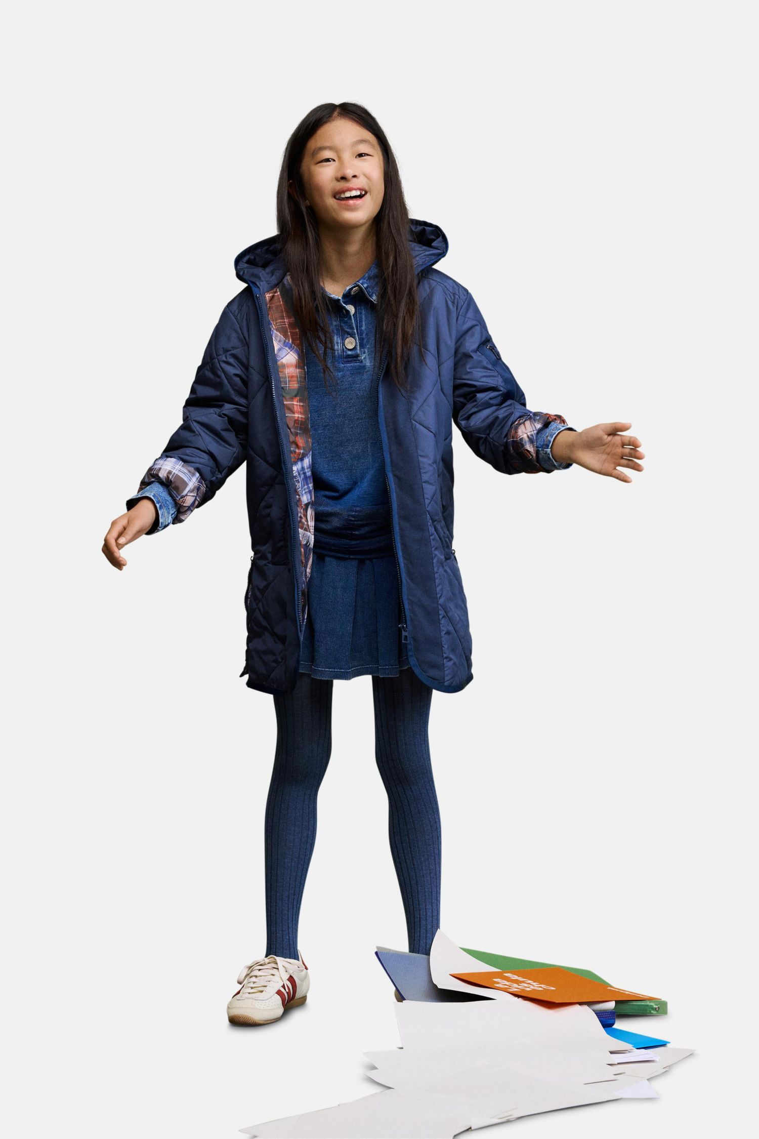 Girls's Padded coat with hood
