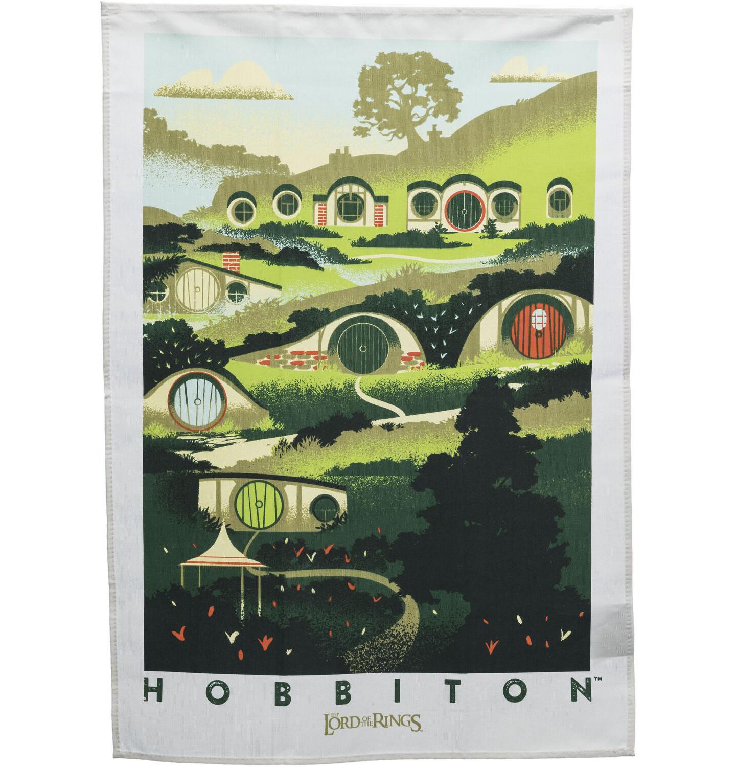 Детские фигурки WETA Workshop The Lord of The Rings Trilogy - Rivendell and Hobbiton Tea Towel 2-Pack — фото 2