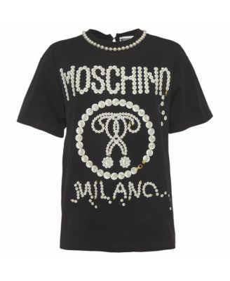 Women's Pearl Print Jersey Oversized T-Shirt