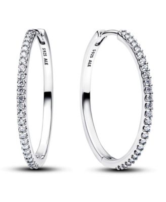 Sparkling Hoop Earrings