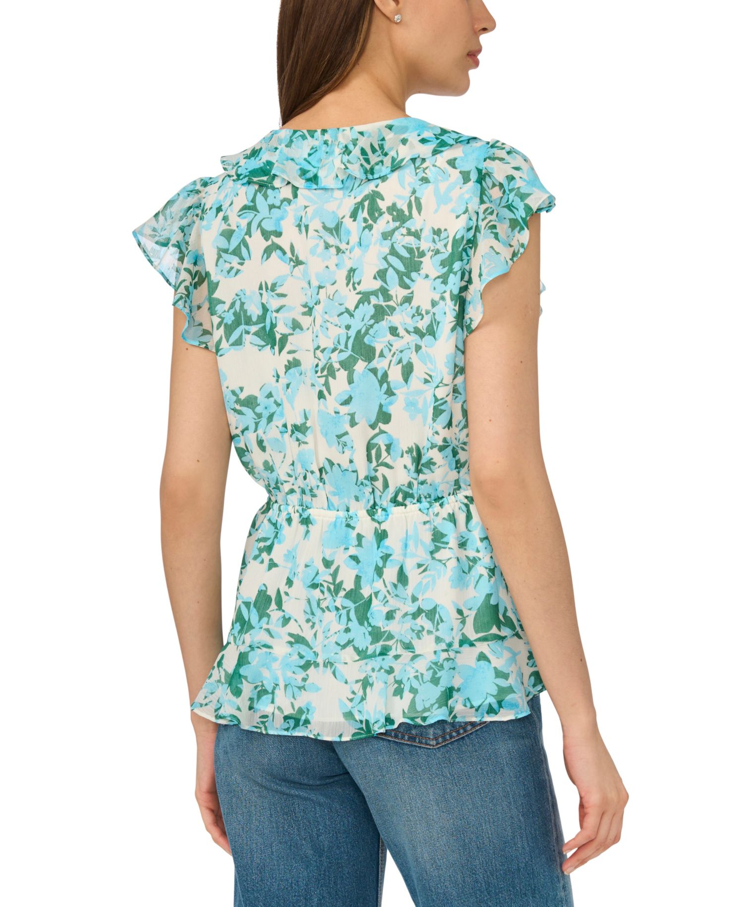 Women's Ruffle Wrap Top
