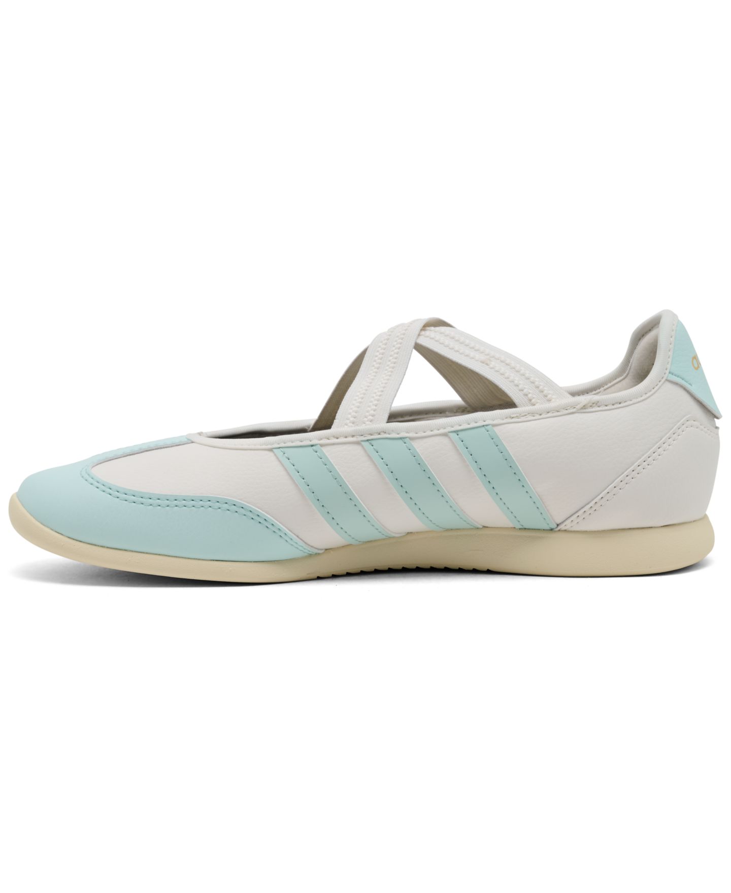 Детские кроссовки adidas Barreda Mary Jane Lifestyle для девочки, цвет: Белый / Мятный — фото 2