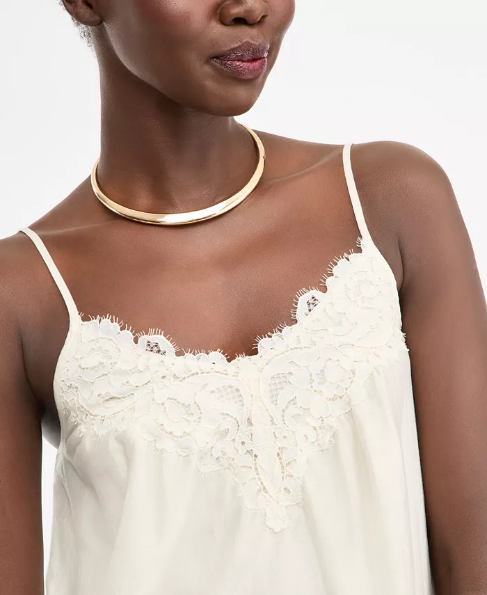 Women's Lace-Trim Camisole - thumbnail 2