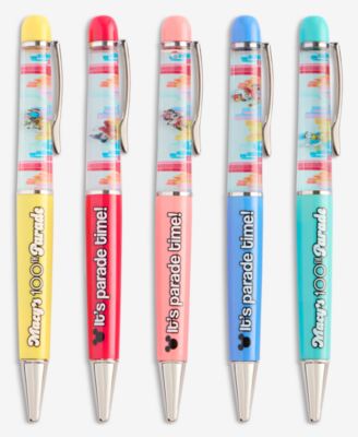 100th Thanksgiving Day Parade Mickey & Friends Floating Balloon Pens, Set of 5
