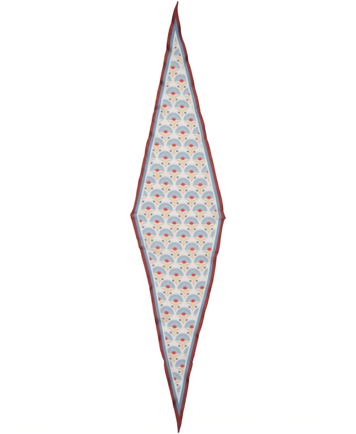 Geo-Print Diamond-Shape Scarf