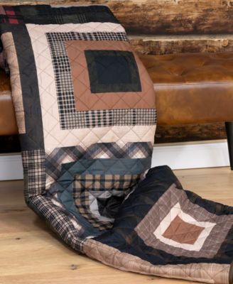 Lodge Square Reversible Throw, 50"x 60"