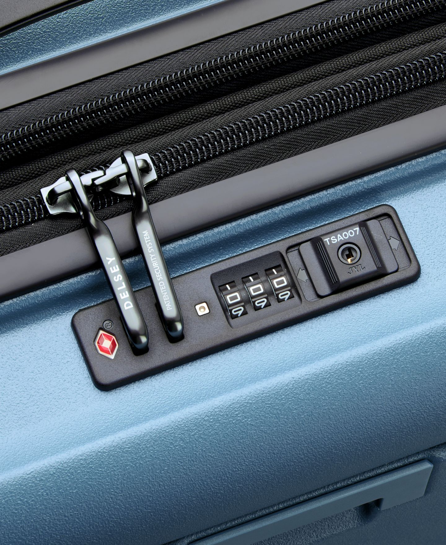 Чемодан Delsey Paris Turenne 2.0 Business Front Pocket Carry-On Spinner, цвет: Синий — фото 8