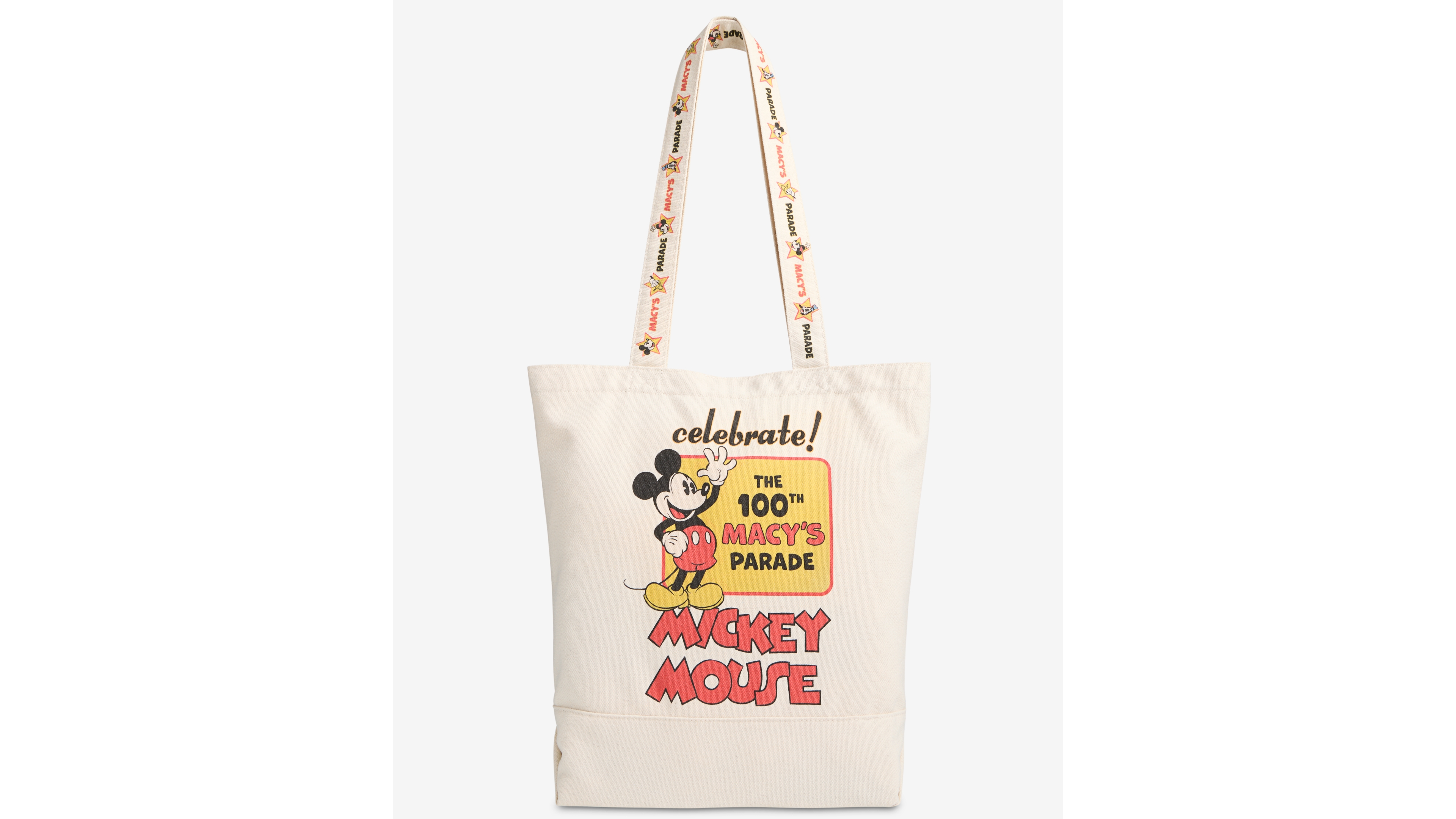 Disney | Macy's Celebrate The 100th Parade Mickey Mouse Tote Bag, Macy's Exclusive