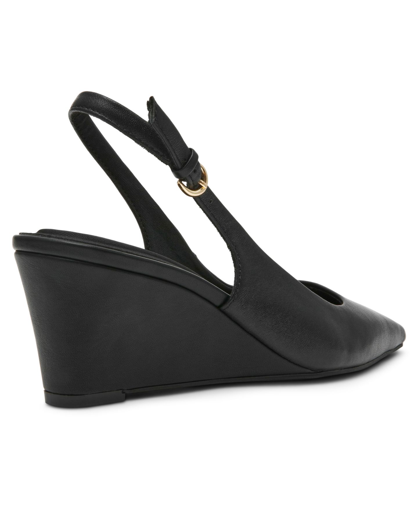 Женские туфли Anne Klein Cookie Slingback Pumps, цвет: Чёрный кожаный — фото 8