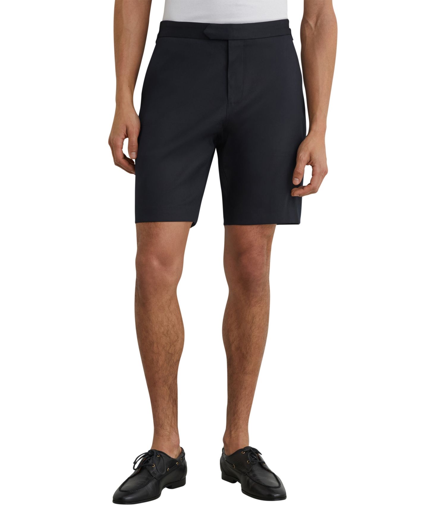 Мужские шорты REISS Cantwell Side Adjuster Short, цвет: Тёмно-синий — фото 1
