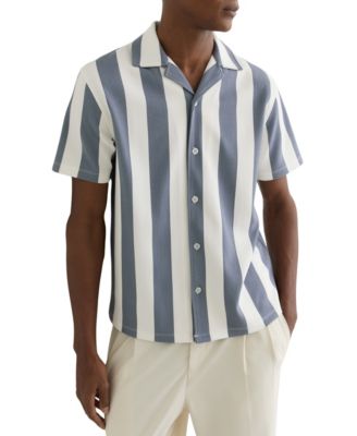 Men's Dexter Block Stripe Cuban Shirt
