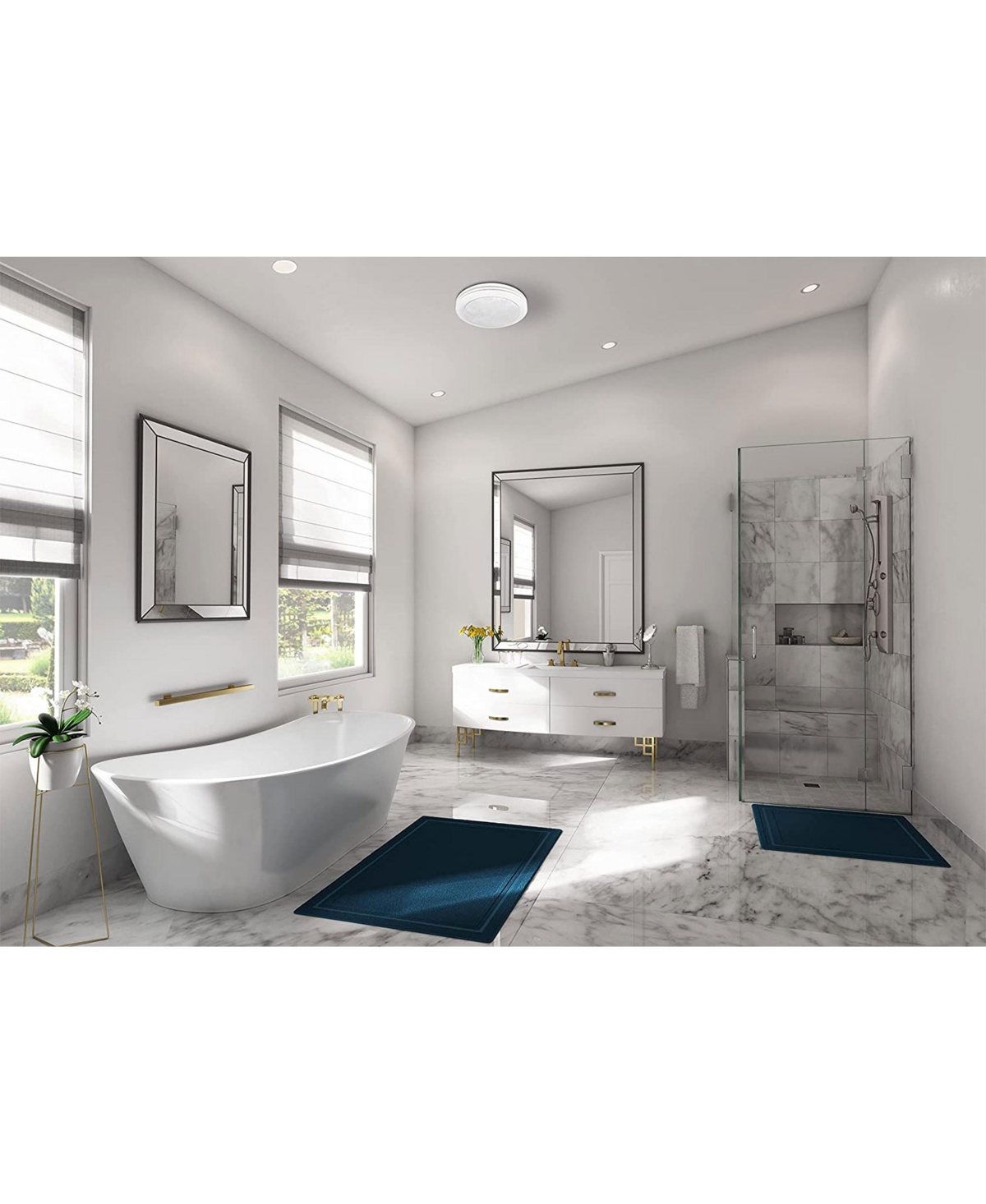Good Housekeeping Yorkshire Bathroom Ventilation Fan with Light, Satin White