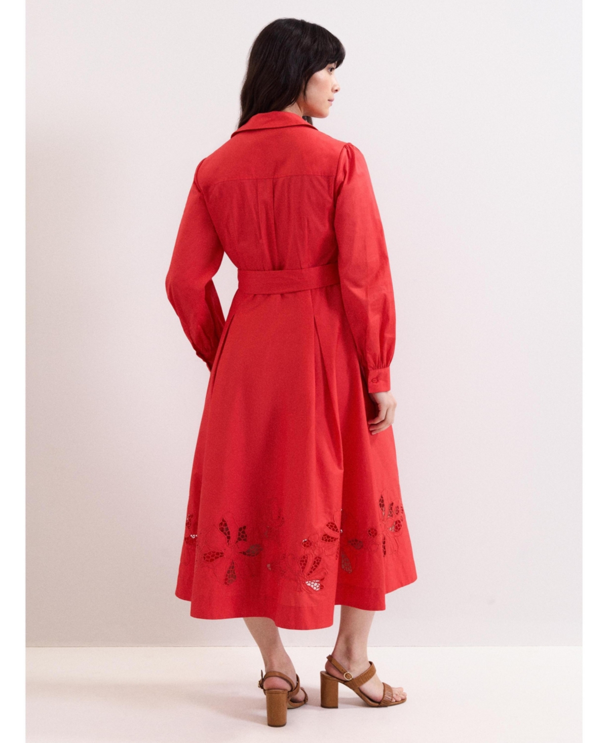 Phase Eight Women's Kim Cutwork Hem Midi Dress