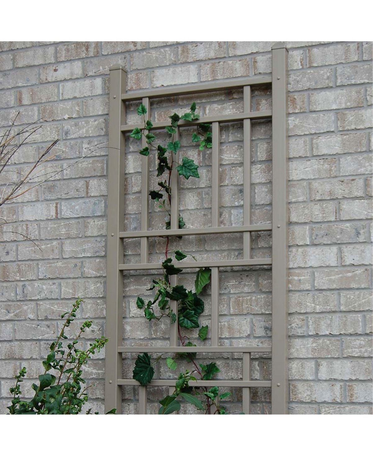 Dura-Trel Wellington 28 x 75 Inch Pvc Vinyl Outdoor Garden Patio Trellis