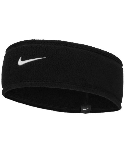 Nike Unisex Youth One Therma-Fit Fleece Headband, цвет: Чёрный / Белый