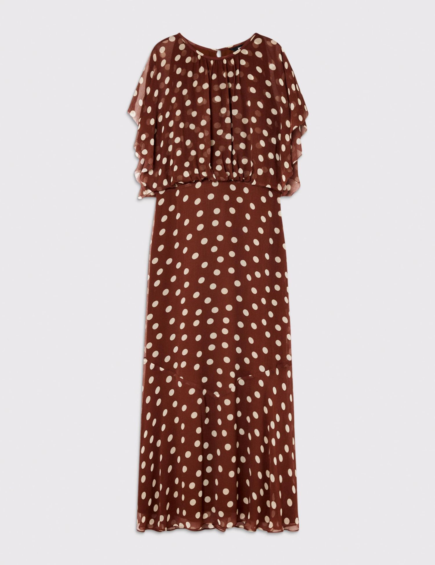 Women's Polka Dot Print Midi Dress