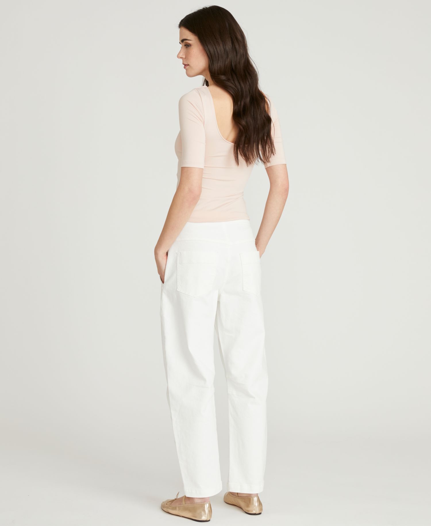 Women's Twyla Barrel Floral Embroidered Jeans
