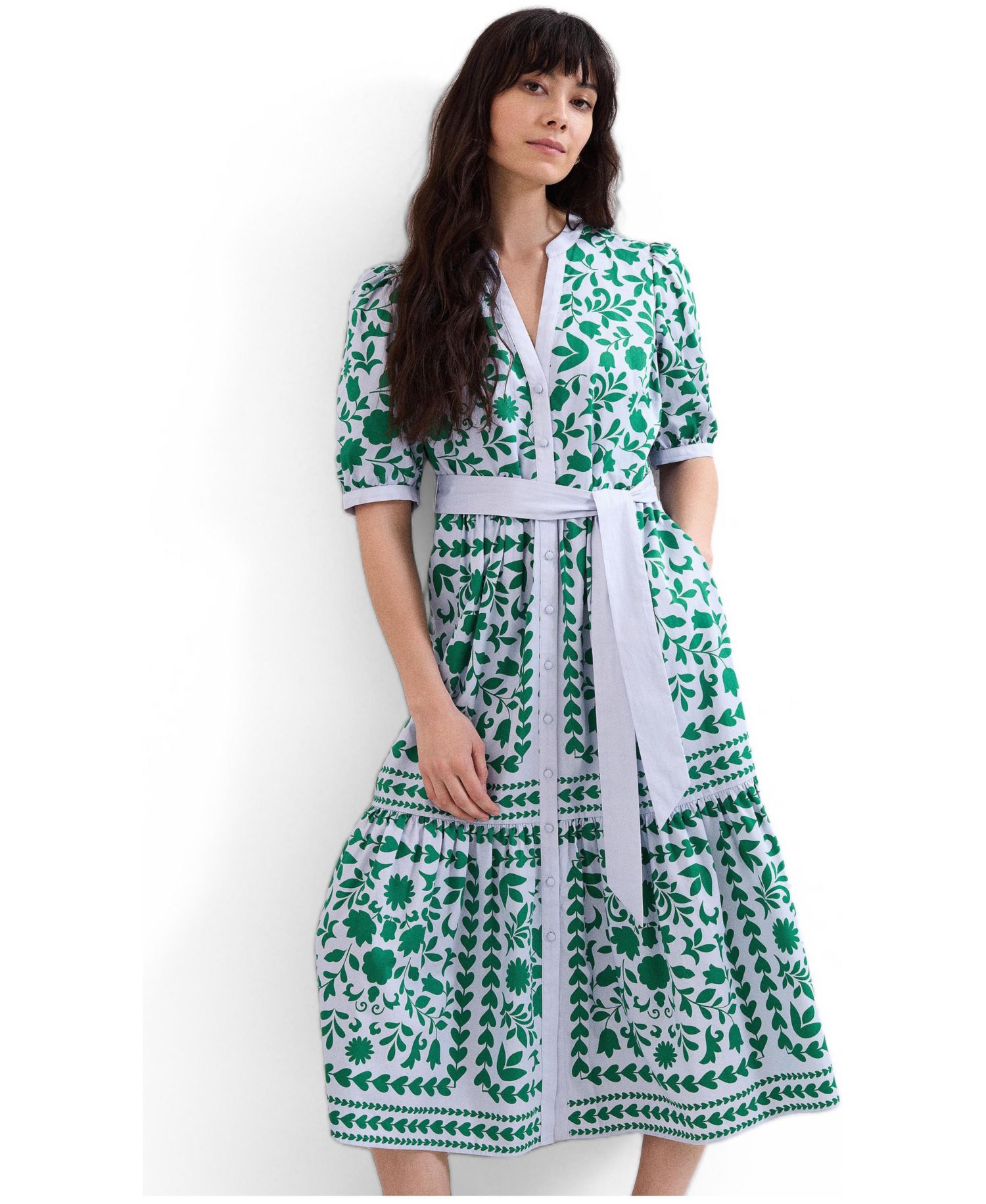 Women's Trinity Printed Midi Dress