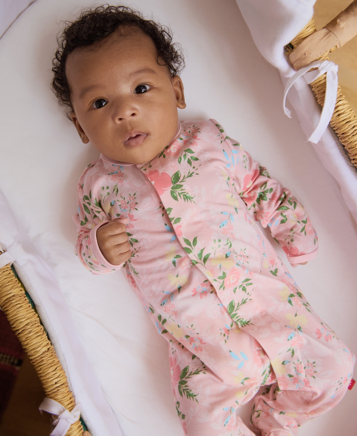 Magnetic Me Baby Girls' Ainslee Footie Long-Sleeve Coverall