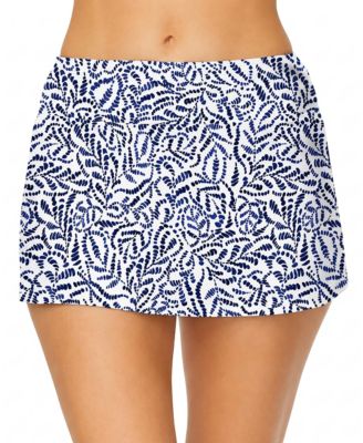 Women's Nylon-Blend Poolside Skirtini Swim Bottoms