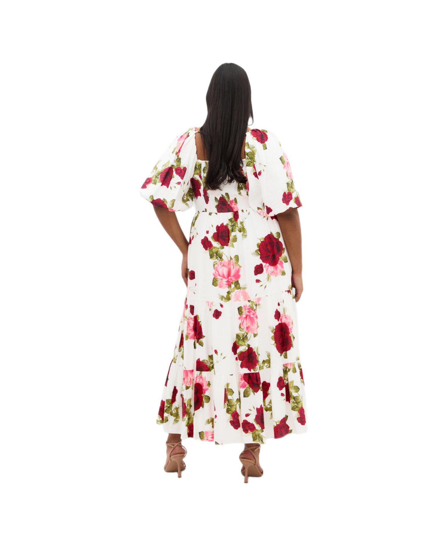 Plus Size Mindy Print Maxi Dress