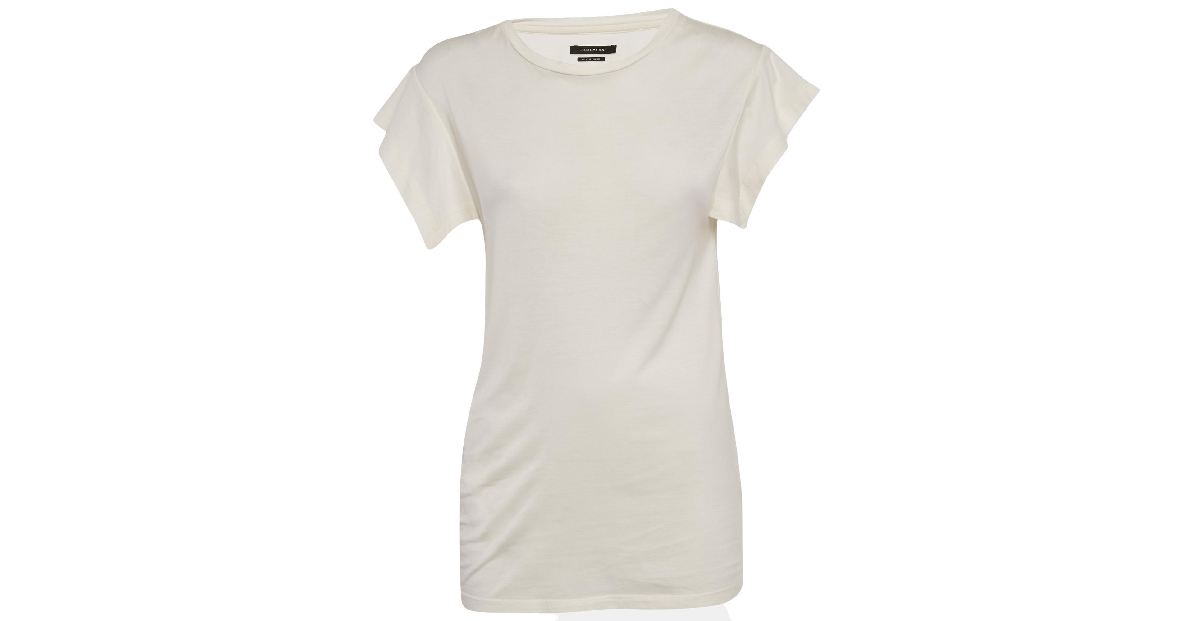 Pre-Owned Isabel Marant Women's Jersey Flounce Sleeve Top