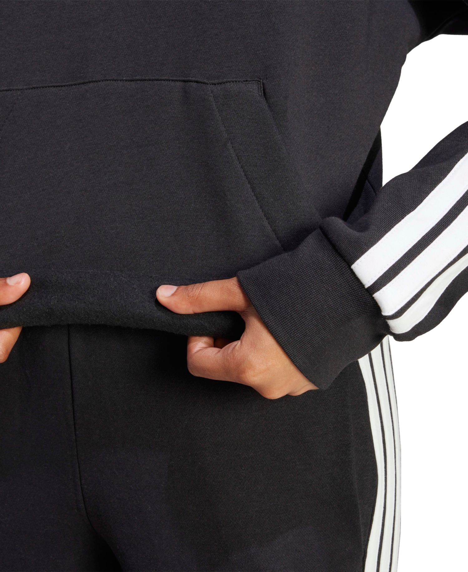 Women's Essentials 3-Stripes Fleece Hoodie