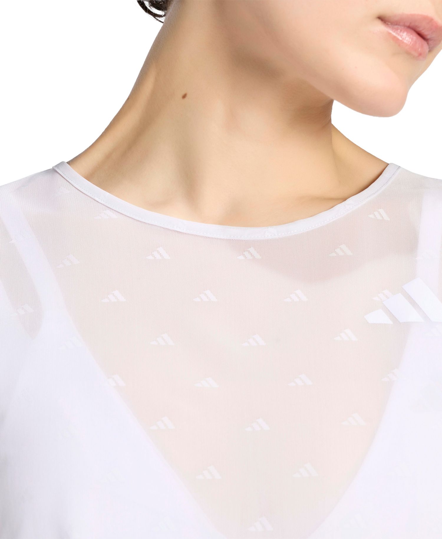 Women's Essentials Workout Boxy Mesh Training T-Shirt