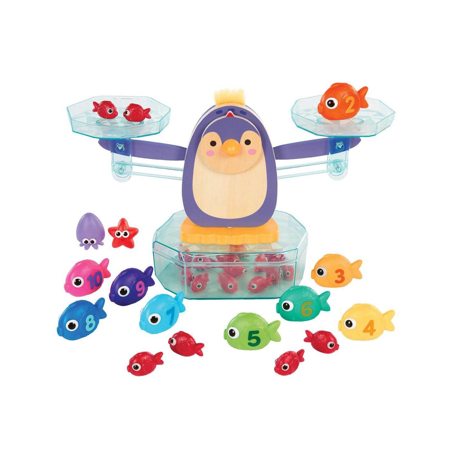 Детские игрушки Battat Penguin Math Balance Scale, цвет: Разноцветный — фото 1