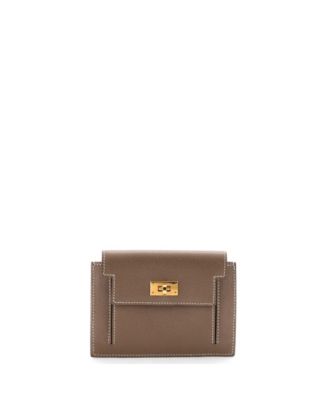 Pre-Owned HERMES Kelly Pocket Compact Wallet Epsom