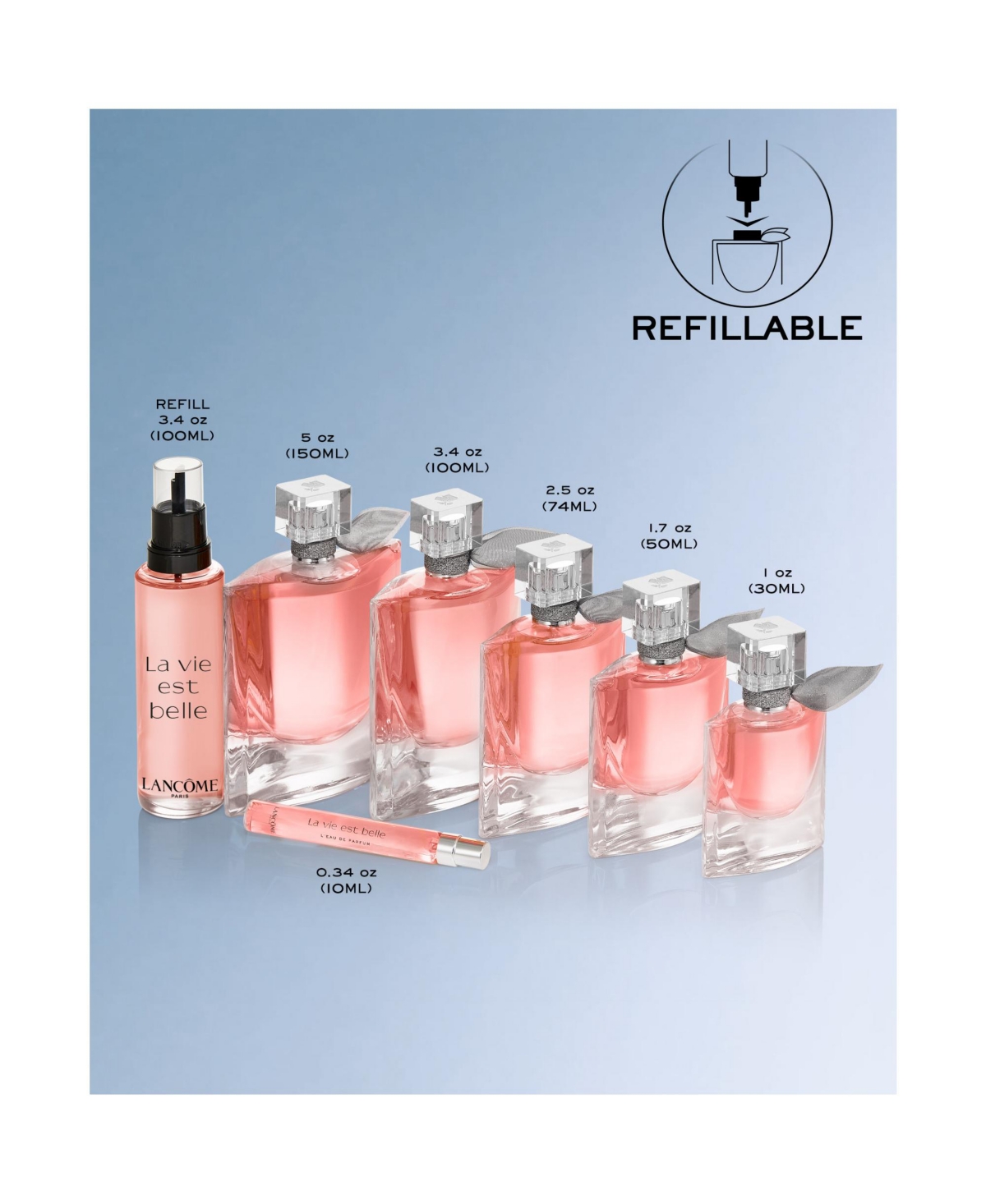 La vie est belle Eau de Parfum Women's Fragrance Refillable
