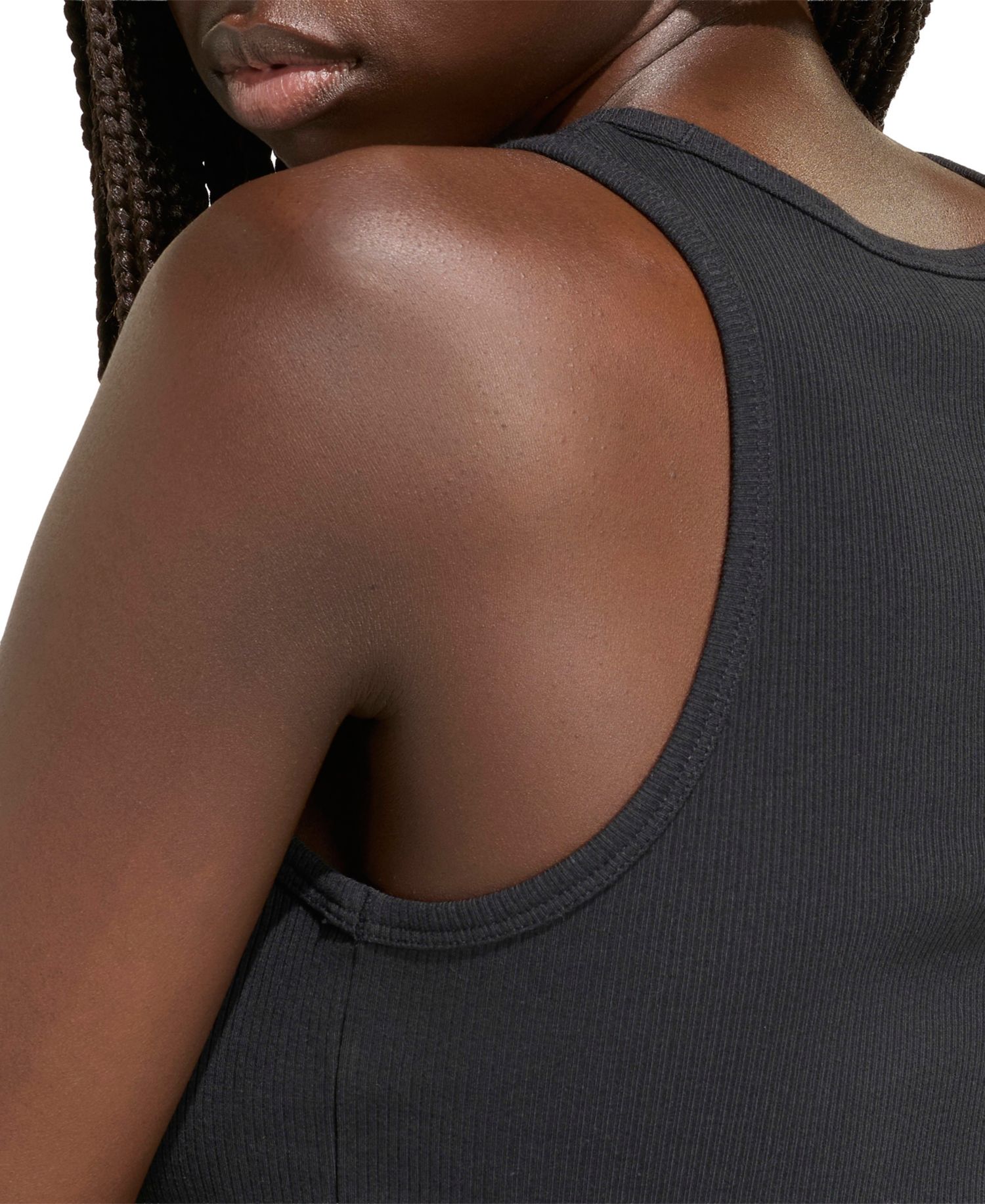 Women's Cropped Ribbed Tank Top