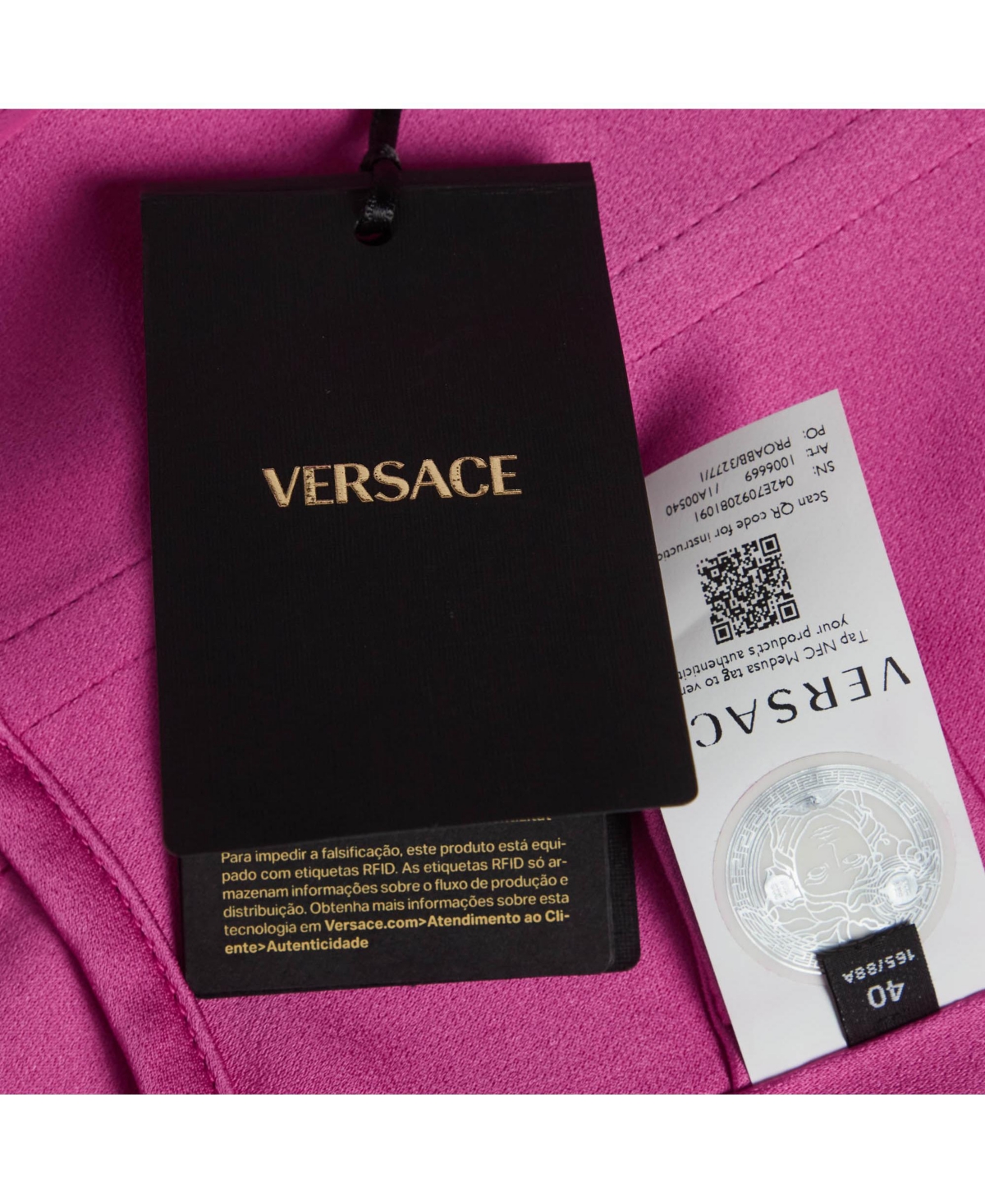 Pre-Owned Versace Women's Satin Medusa '95 Corset Top