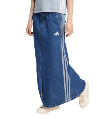 Women's Stadium Washed Denim Loose-Fit Skirt