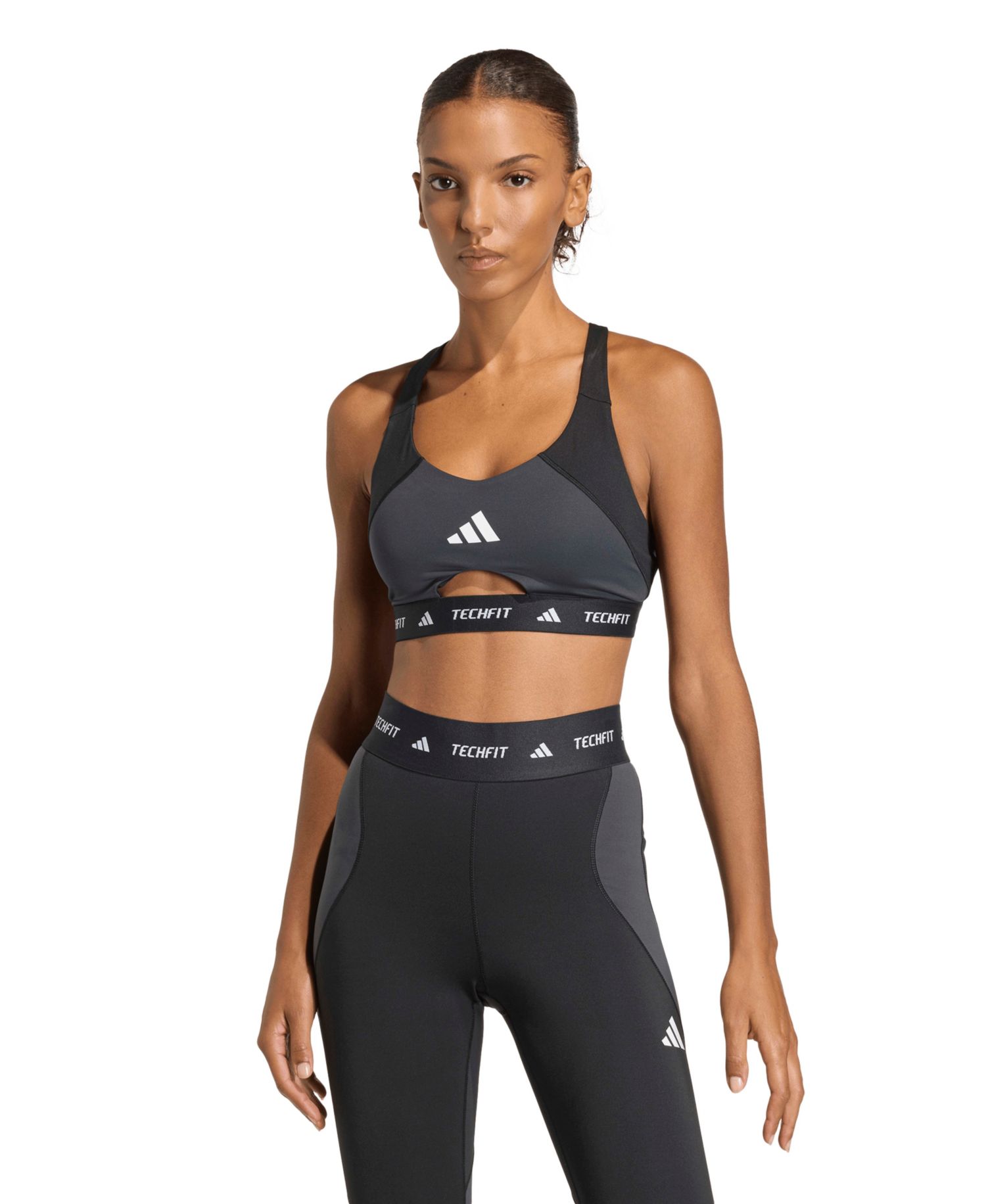 Women's Workout Color Block Medium Support Training Bra