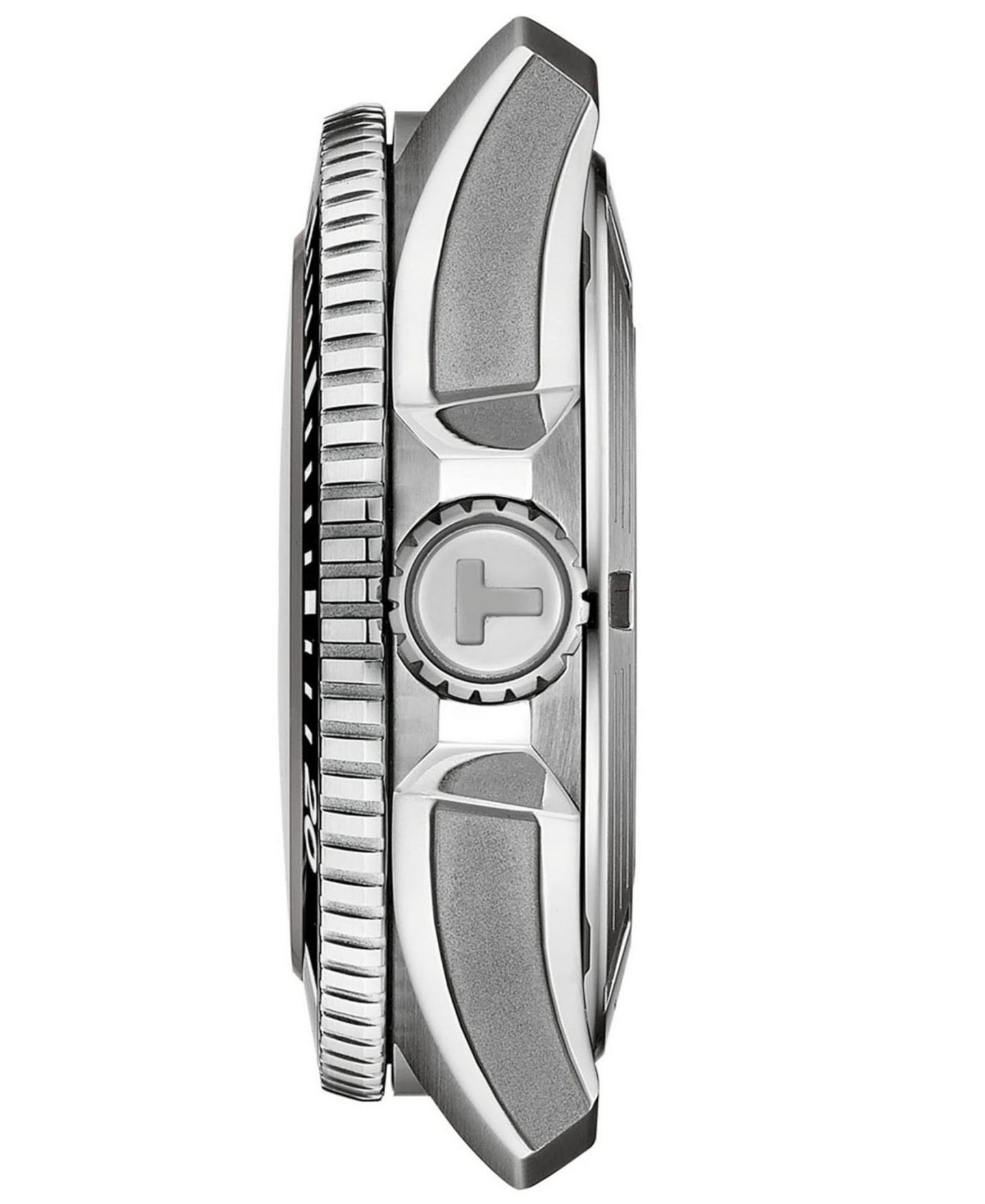 Мужские часы Tissot Seastar Gray Stainless Steel Strap Watch 44mm — фото 3
