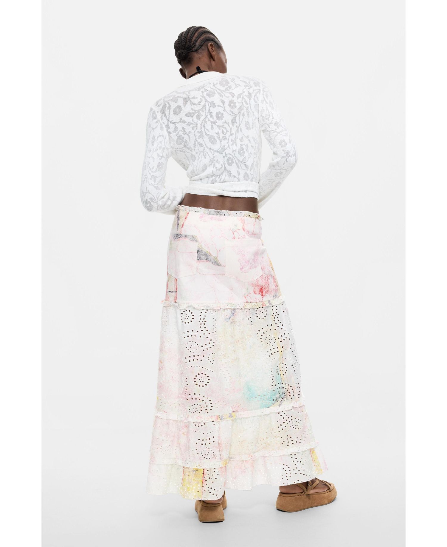 Women's Floral printed skirt