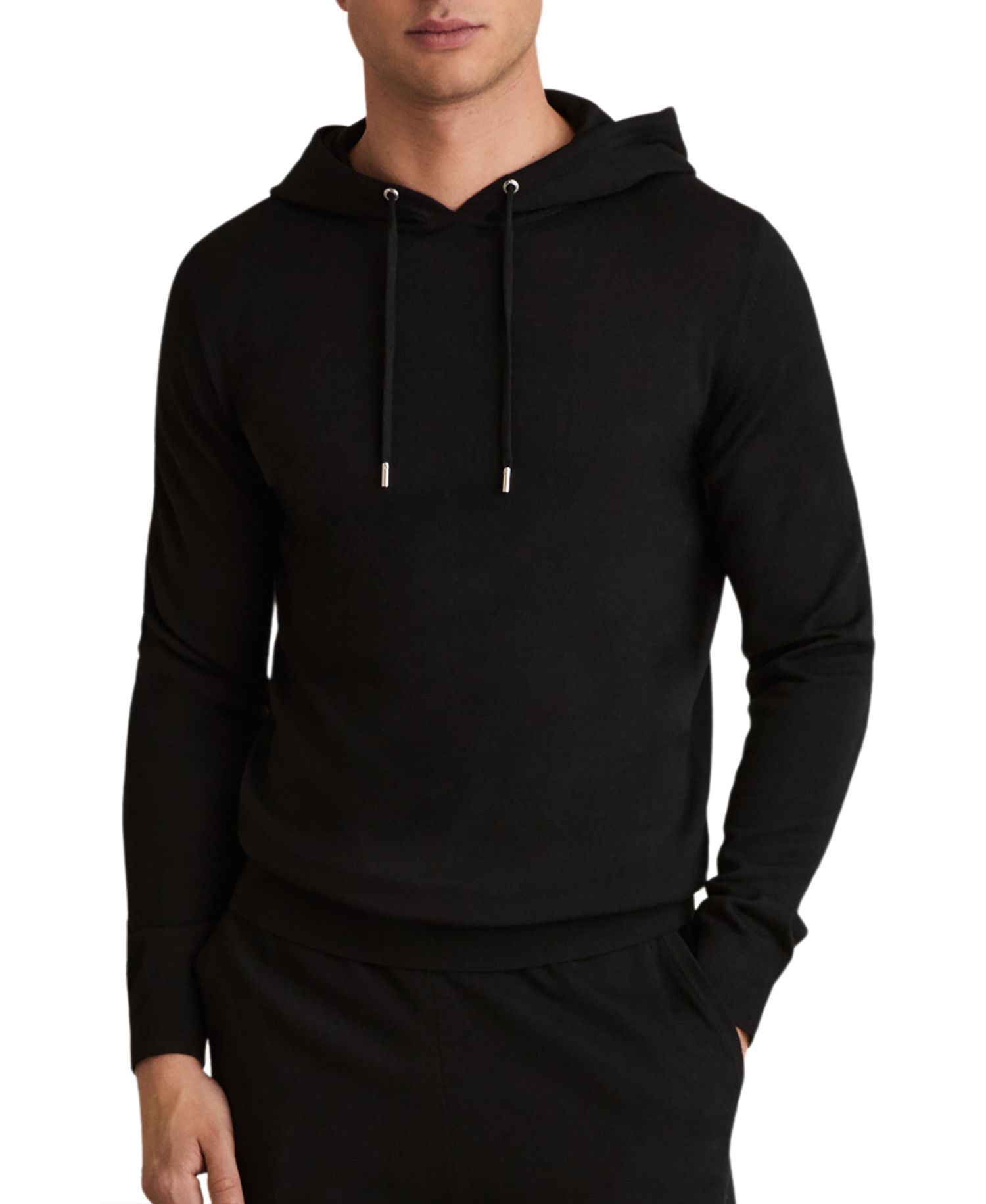 Men's Holland Merino Wool Drawstring Hoodie