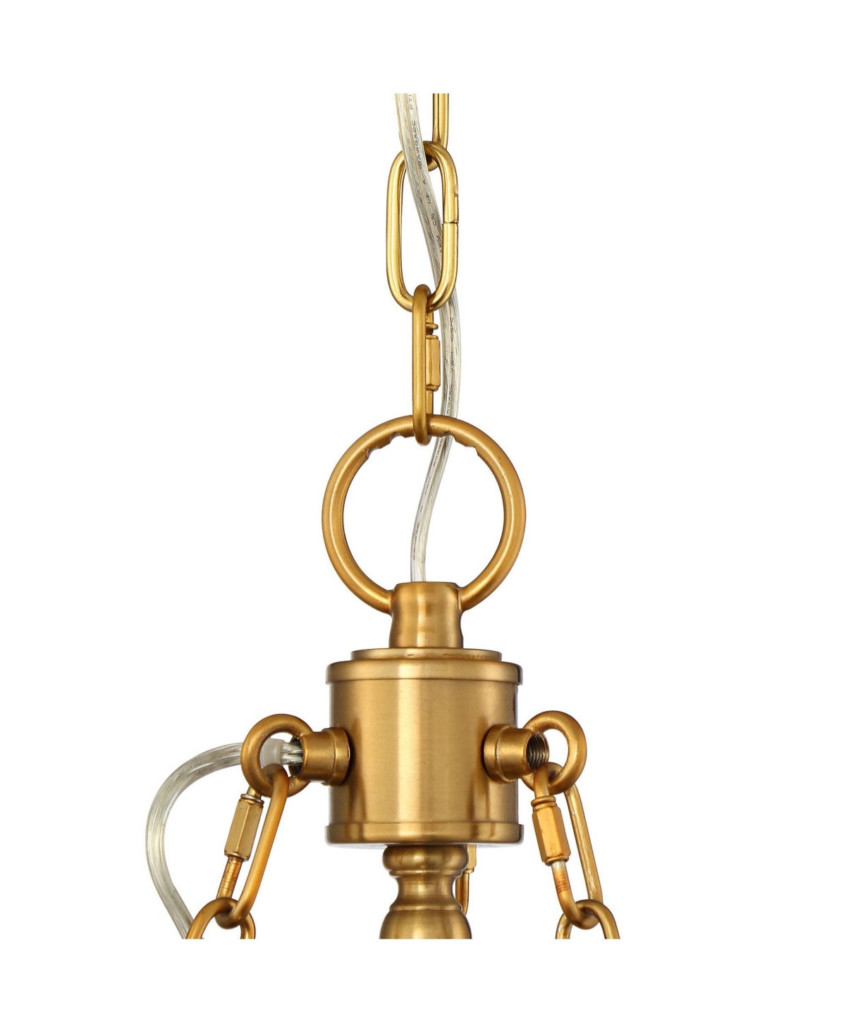 Stiffel Hartley 28 Inch Wide 6-Light Chandelier with Shades