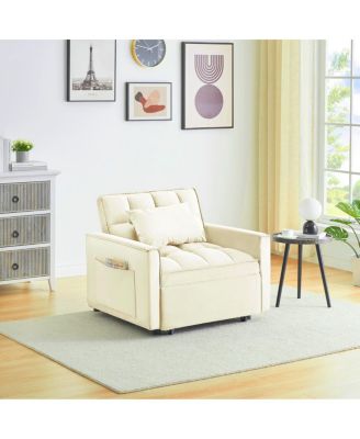 Convertible Sofa Bed Chair Recliner for Small Spaces