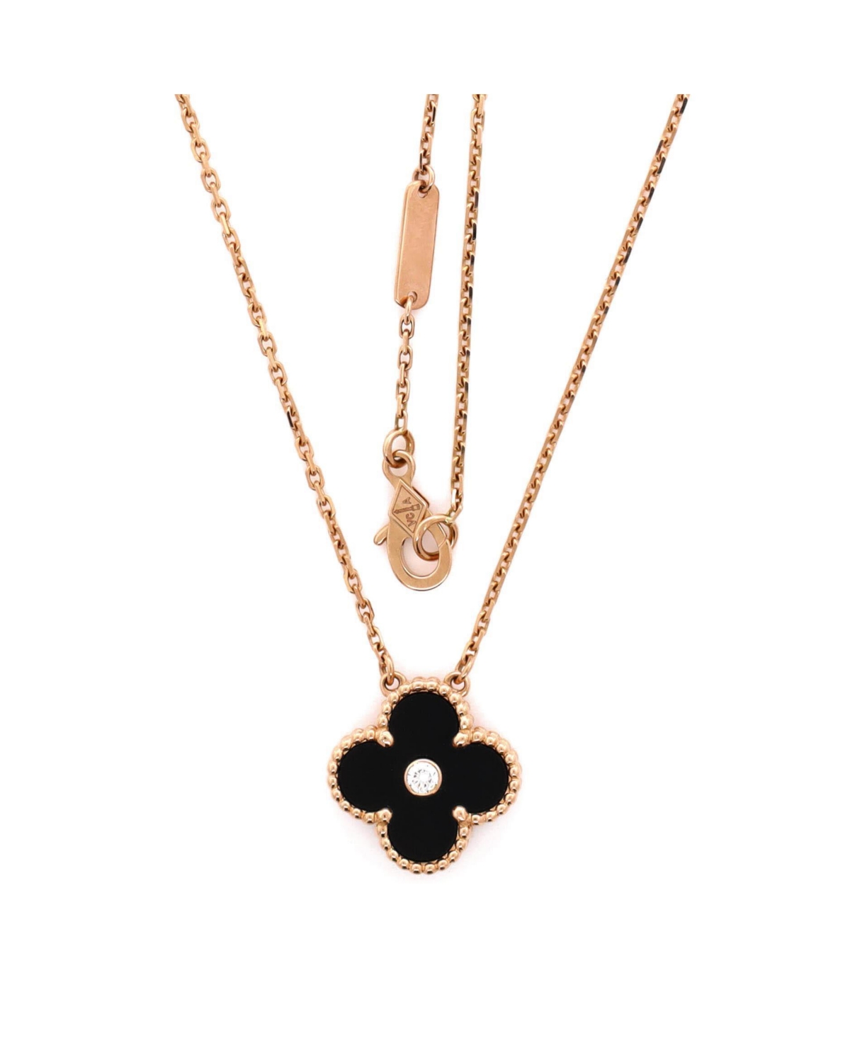 Pre-Owned Van Cleef & Arpels Vintage Alhambra Pendant Necklace