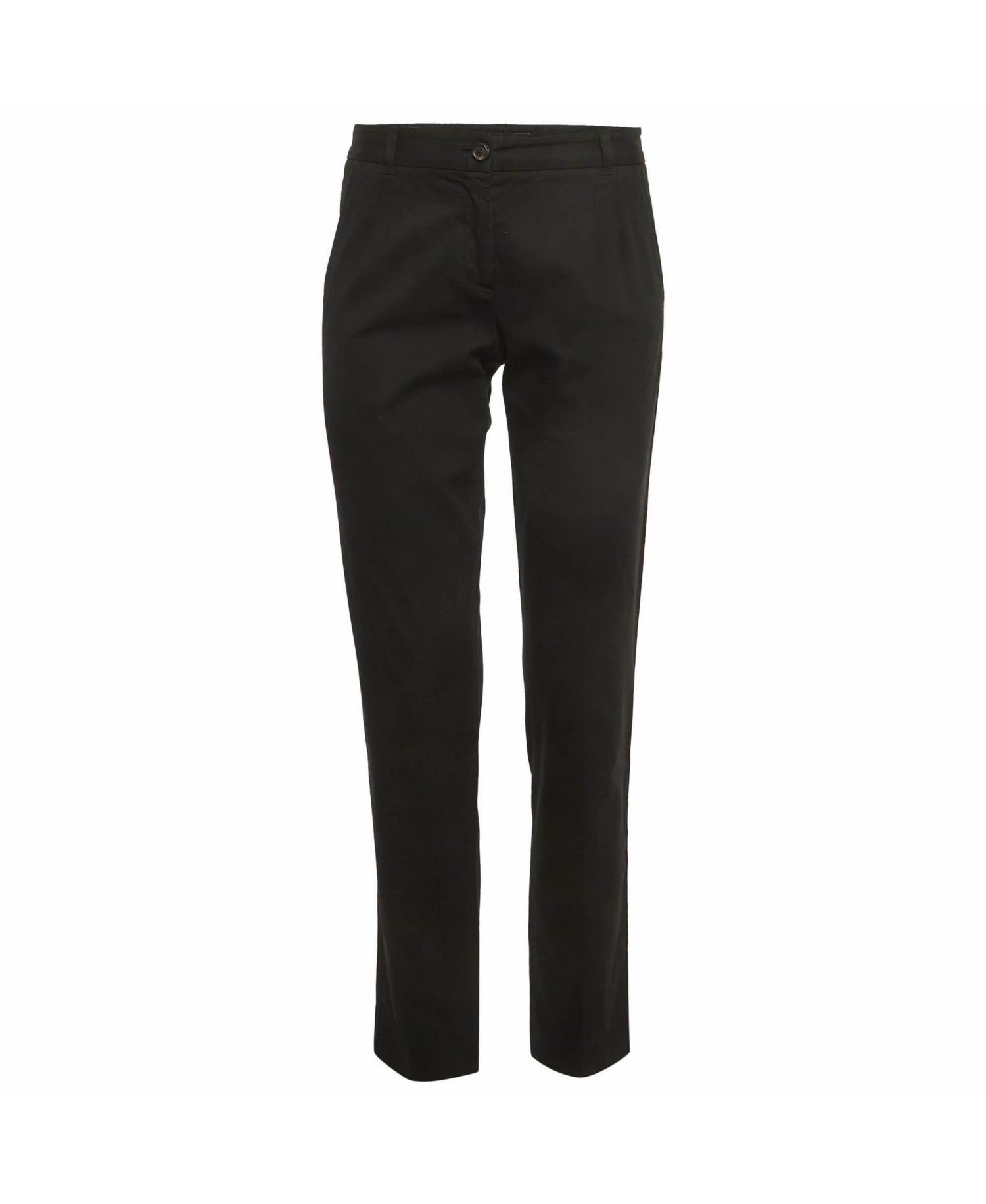 Women's Gabardine Straight Fit Trousers