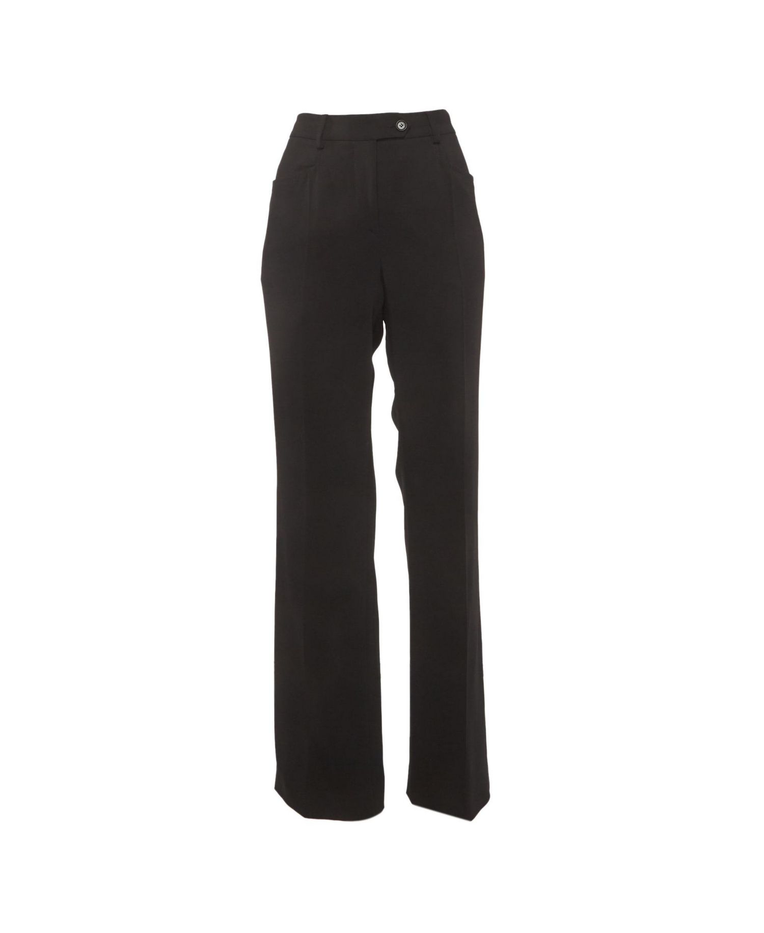 Women's Crepe Straight Leg Trousers