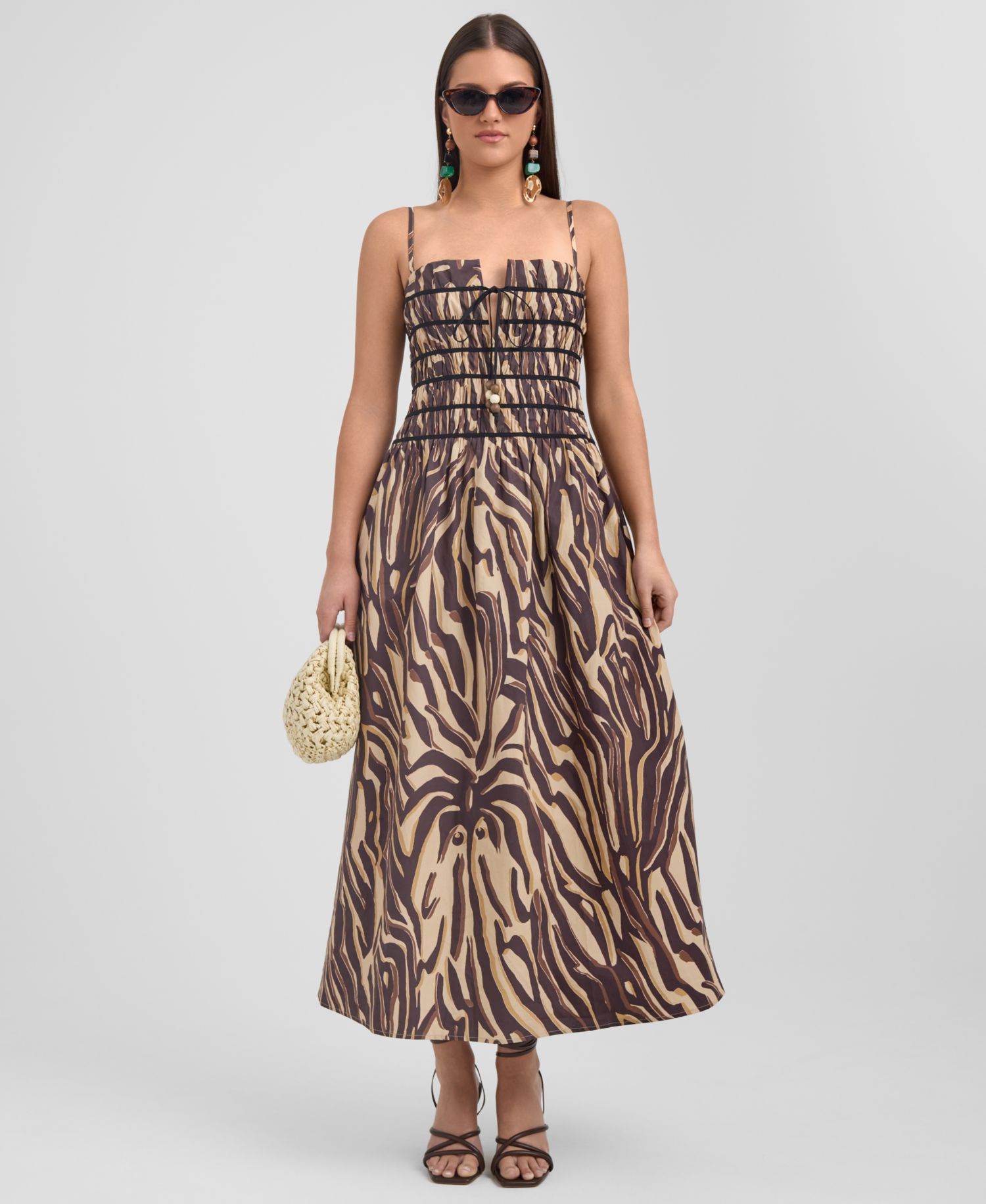 Women's Square Neck Maxi Dress