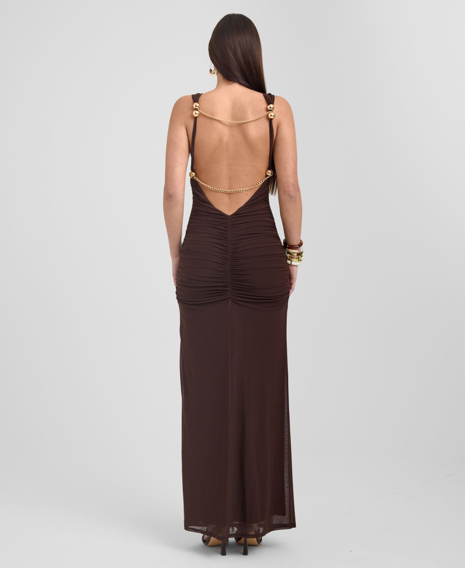Women's Cowl Neck Maxi Dress