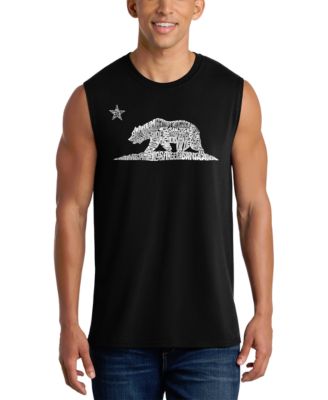 Men's California Bear Graphic Tank Top