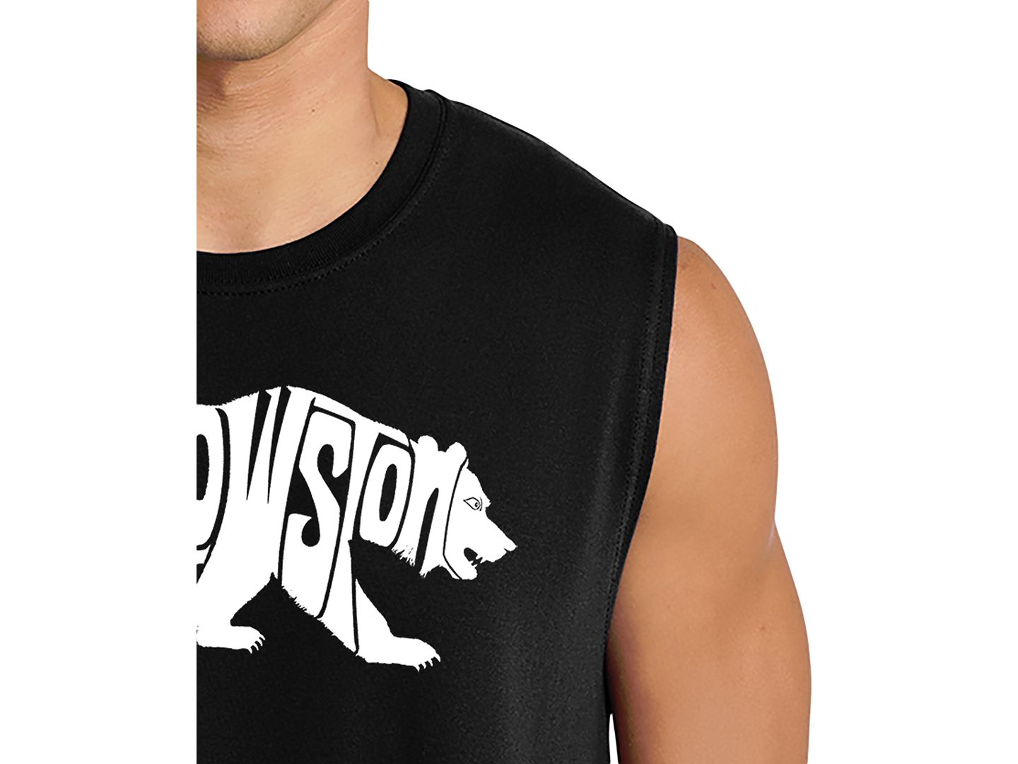 Мужской топ LA Pop Art Yellowstone Word Art Graphic, цвет: Чёрный — фото 2