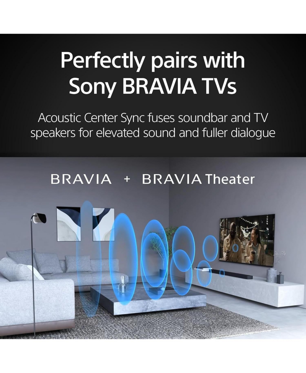 Sony K55XR80 55 Inch Imax Enhanced Bravia Oled 4K Hdr Google Tv with a Sony Ht-A8000 Bravia Theater Bar Soundbar (2024)