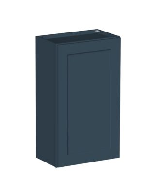 21"x36" Standard Wall Cabinet (1 Door 2 Shelves), Ready to Assemble Kitchen Cabinet with Solid Wood Frame, Soft-Close Slides and Hinge
