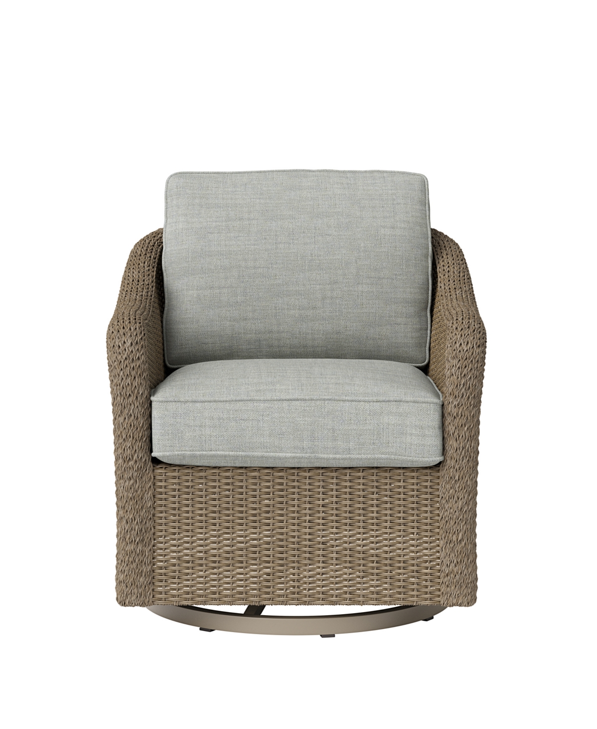 Agio 31" Sonetta 2-Piece Outdoor Swivel Chairs + 1 End Table, Created for Macy's